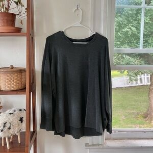 L.L. Bean women’s relaxed fit sweater grey